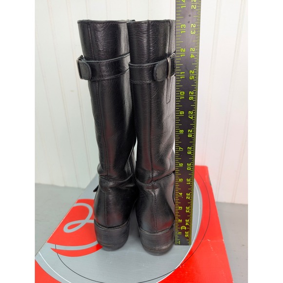 Blondo Canada Viva Black Leather Waterproof Knee High Riding Boots 7.5US w/ Box - Picture 12 of 14